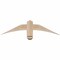 Ekena Millwork Bellingham Smooth Timber Gable Bracket, Douglas Fir, 36"W x 9"H x 3 1/2"D x 3 1/2"F, 6/12 Pitch GBW036X09X0404BEL00SDF - alternate 1